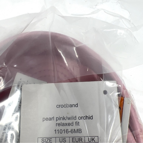 Crocs Crocband Relaxed Fit Women’s Pink Clogs - Picture 4 of 6